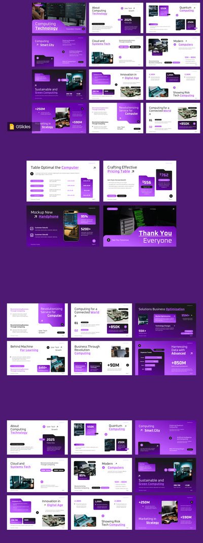 计算机技术谷歌幻灯片