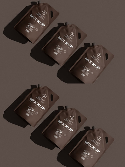 Doypack 包装袋包装模型套装