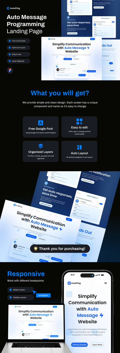AutoPing – 自动消息编程登录页面