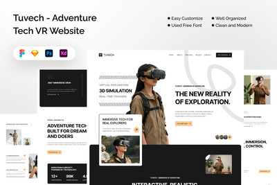 Tuvech – 冒险科技 VR 网站