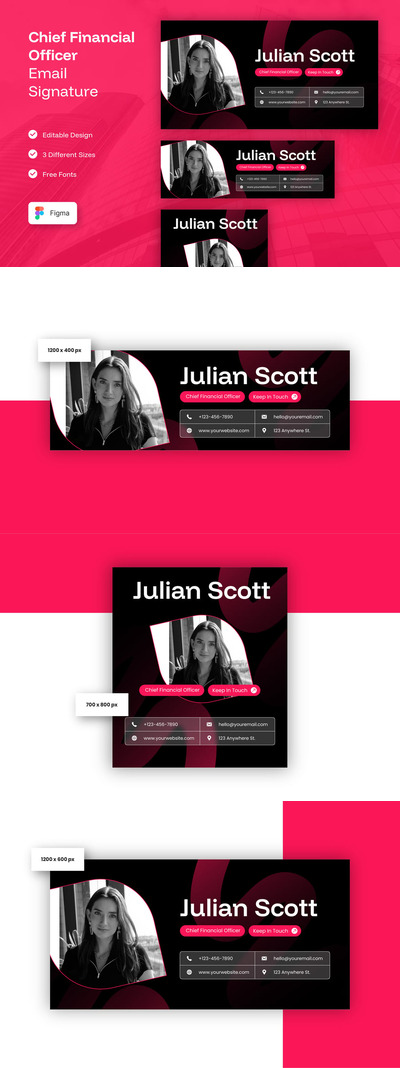 首席财务官电子邮件签名