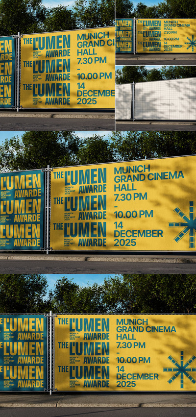 建筑工地横幅模型