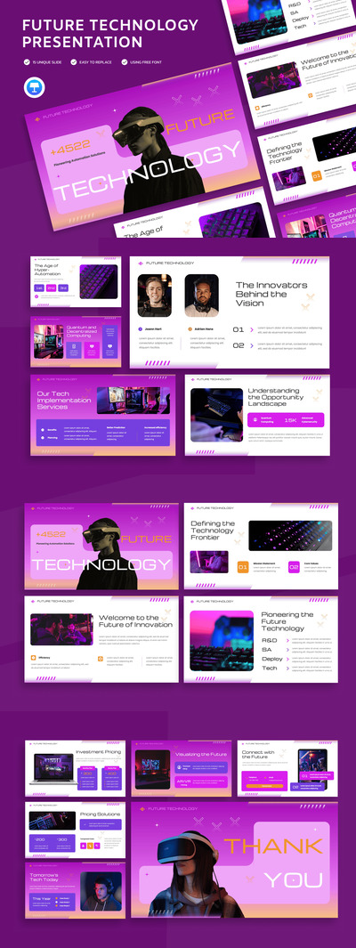 未来科技主题演讲模板