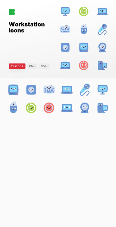 工作站图标包