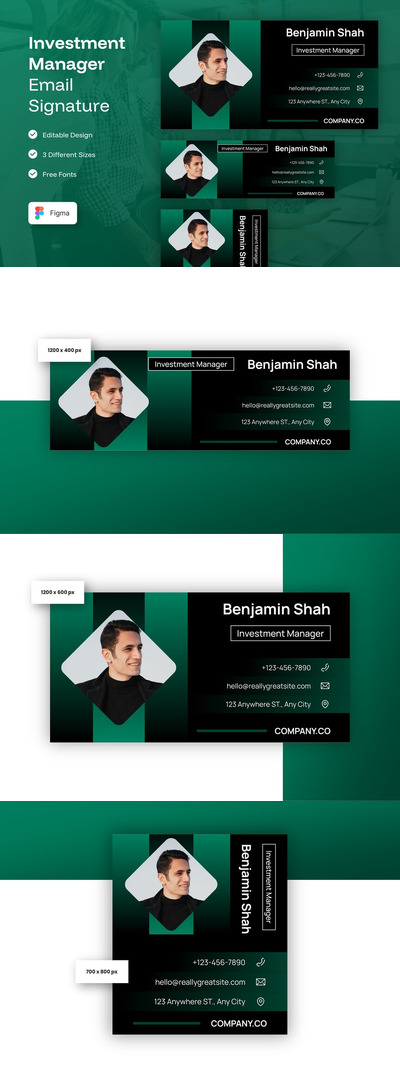 投资经理电子邮件签名