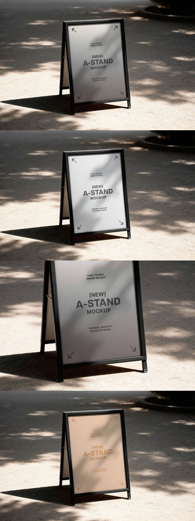 户外A型展架模型