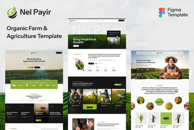 Nepayir – 农场与农业 Figma 模板