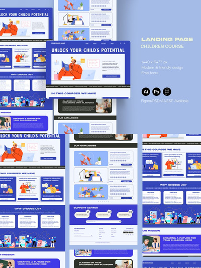 儿童教育中心网站登陆页面