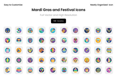 狂欢节和节日标志