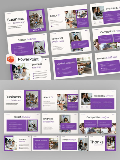 Venturex 企业家商业 PowerPoint