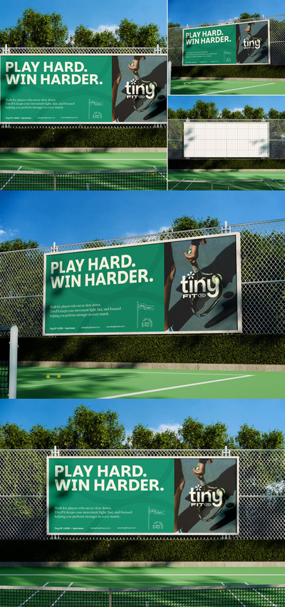 户外桨式广告牌模型