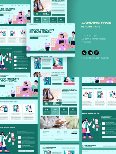 医疗保健服务网站登陆页面