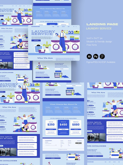 洗衣服务网站登陆页面