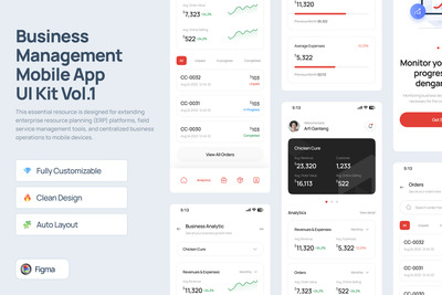 企业管理移动应用UI工具包 Vol.1