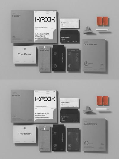 完整的文具标识模型合集