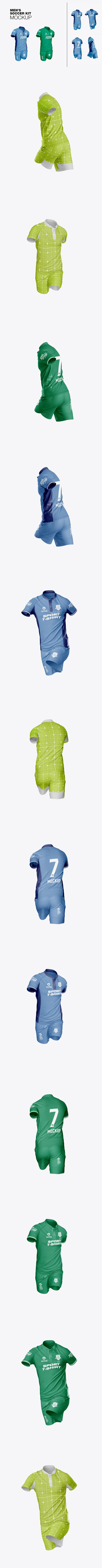 男子足球训练服样衣