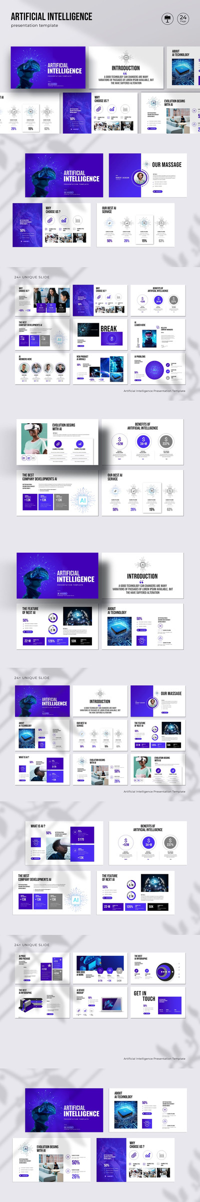 人工智能主题演讲模板