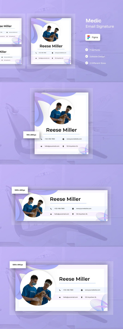 医护人员电子邮件签名