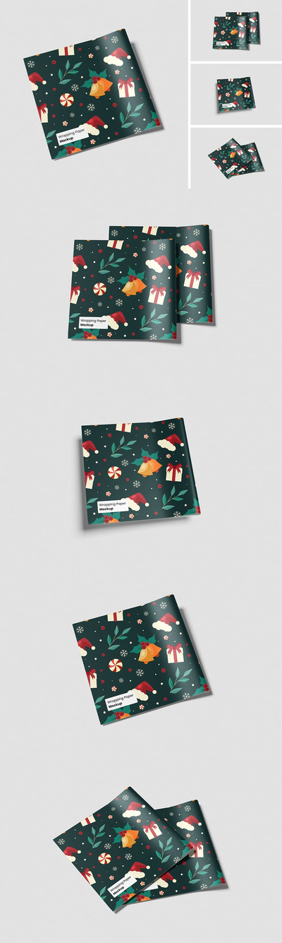 礼品包装纸样机