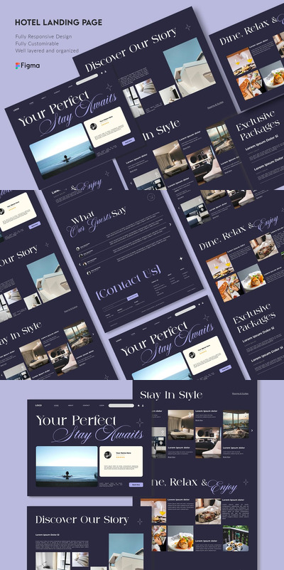 酒店及度假村网站首页