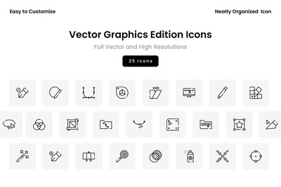 矢量图形版本图标