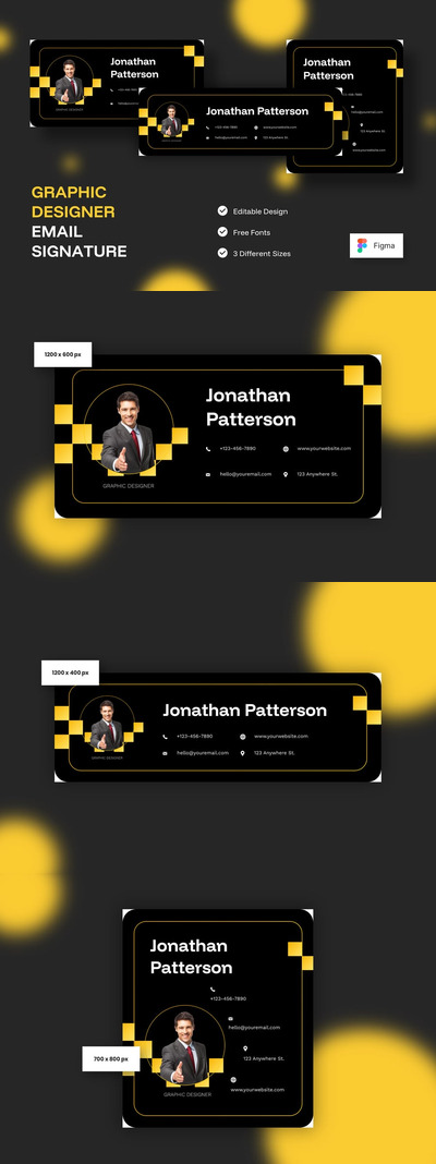 平面设计师电子邮件签名