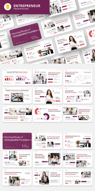 商业企业家谷歌幻灯片