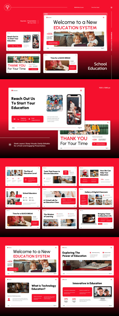 教育主题演讲模板