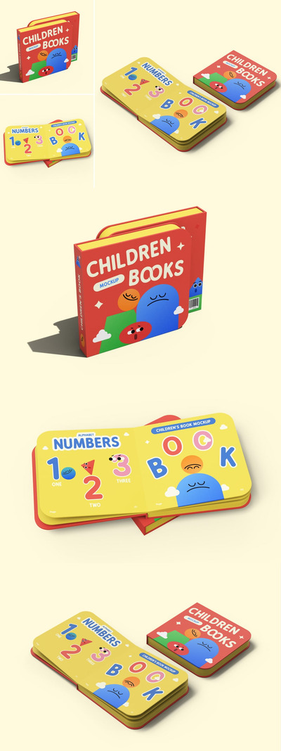 儿童书籍模型