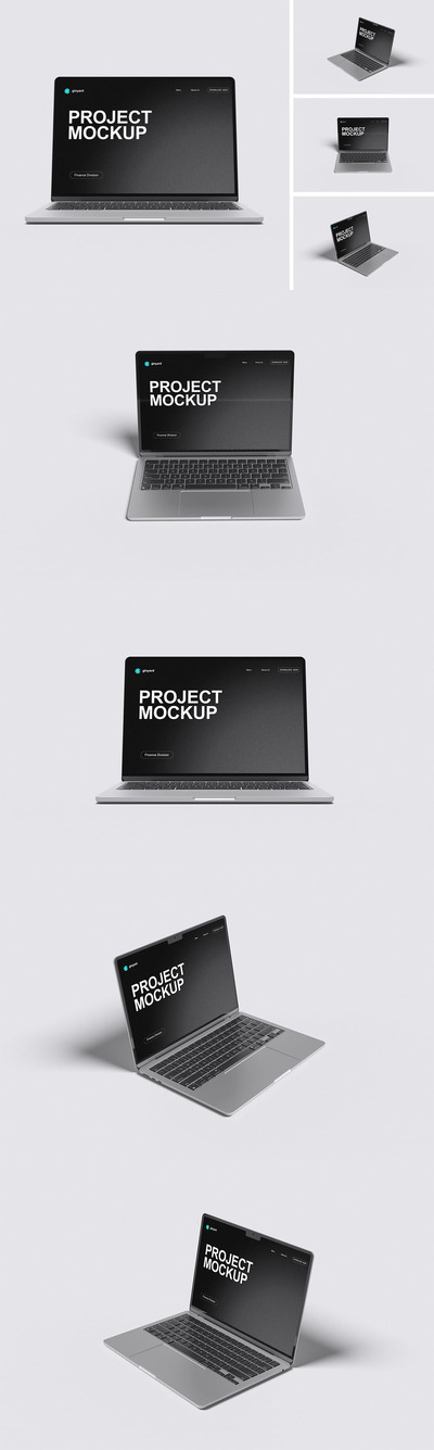 高分辨率笔记本电脑模型