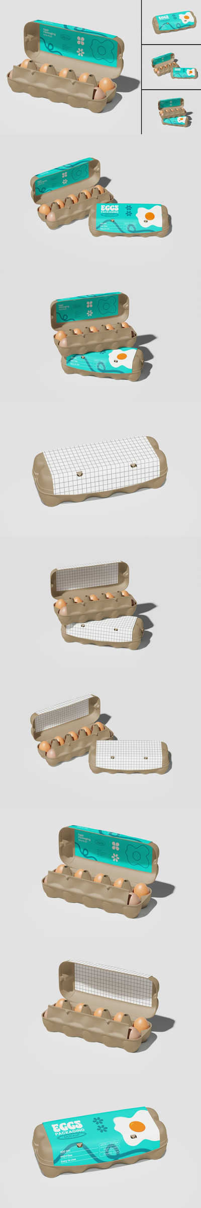鸡蛋包装模型