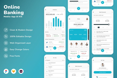 网上银行移动应用用户界面套件