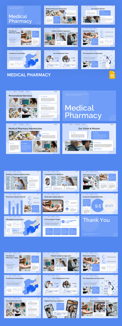医学药学谷歌幻灯片