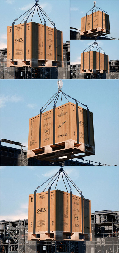 建筑材料箱模型