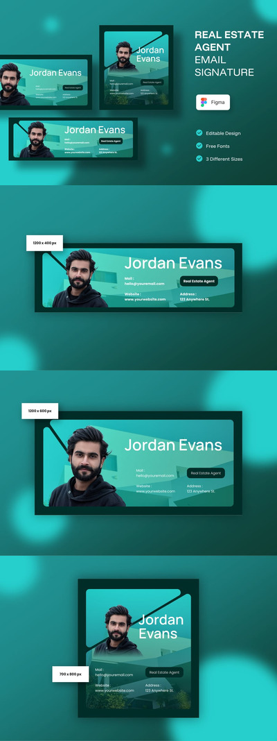 房地产经纪人电子邮件签名