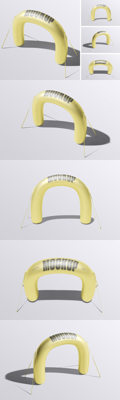充气式入口拱门模型