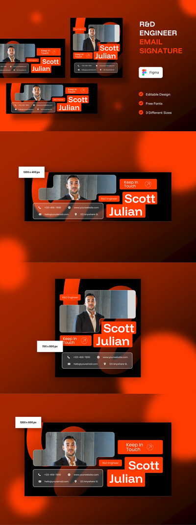 研发工程师电子邮件签名