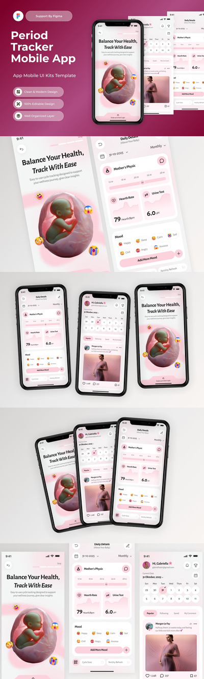 CycleBloom – 生理期追踪移动应用