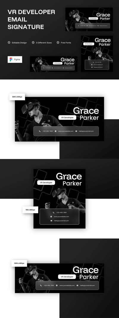 VR开发者电子邮件签名