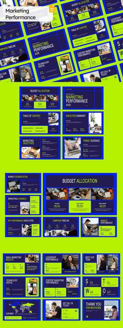 市场营销绩效谷歌幻灯片