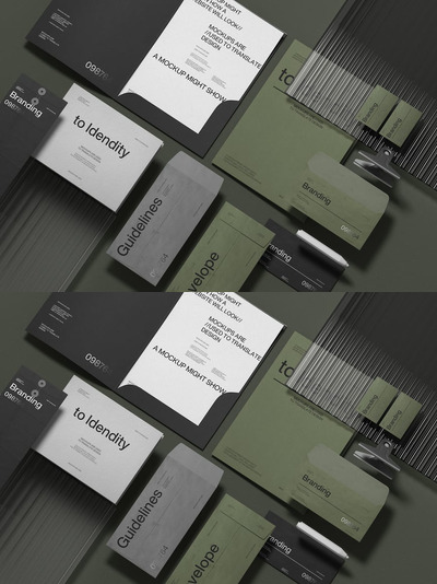 文具品牌识别模型套装