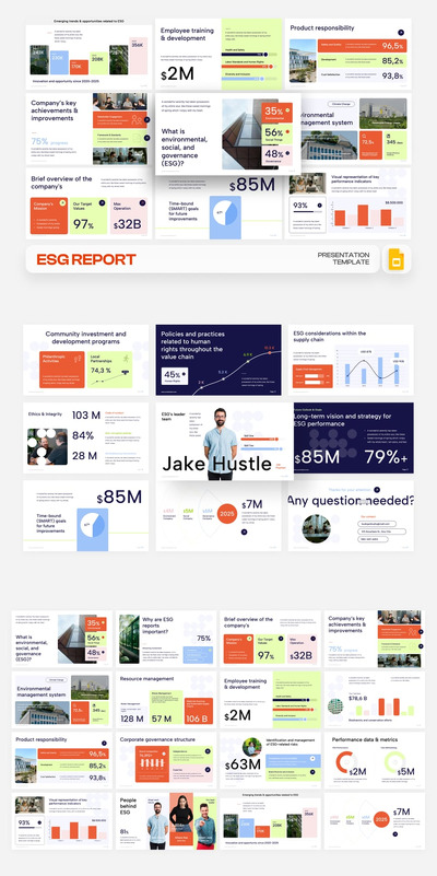 ESG报告（谷歌幻灯片）