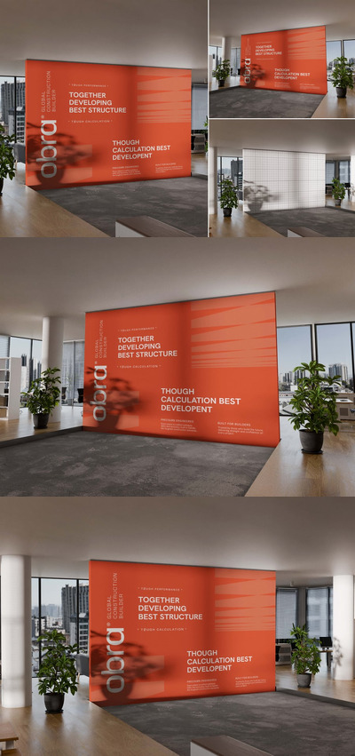 办公室墙面模型