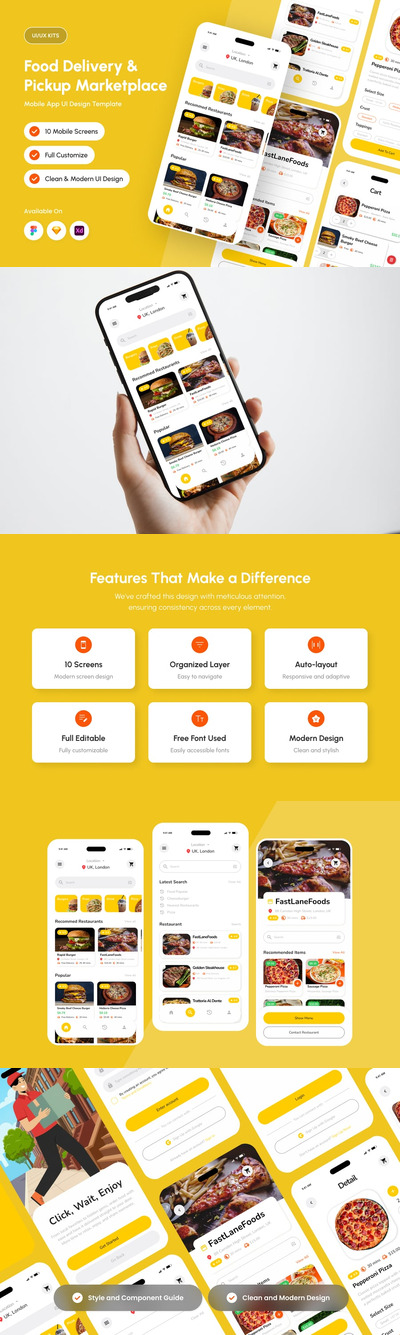 Yumicio – 食品配送和自取平台应用