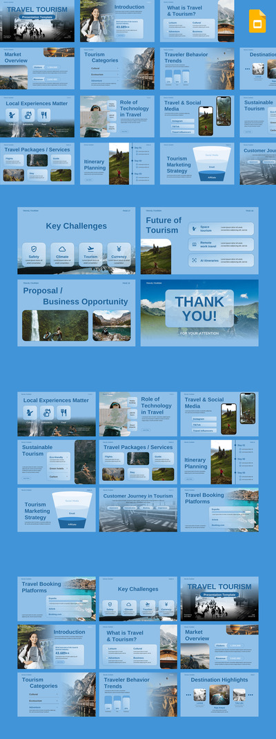 旅游 Google 幻灯片