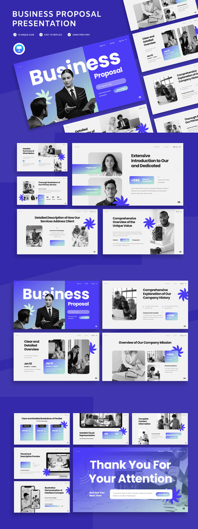 商业提案主题演讲模板