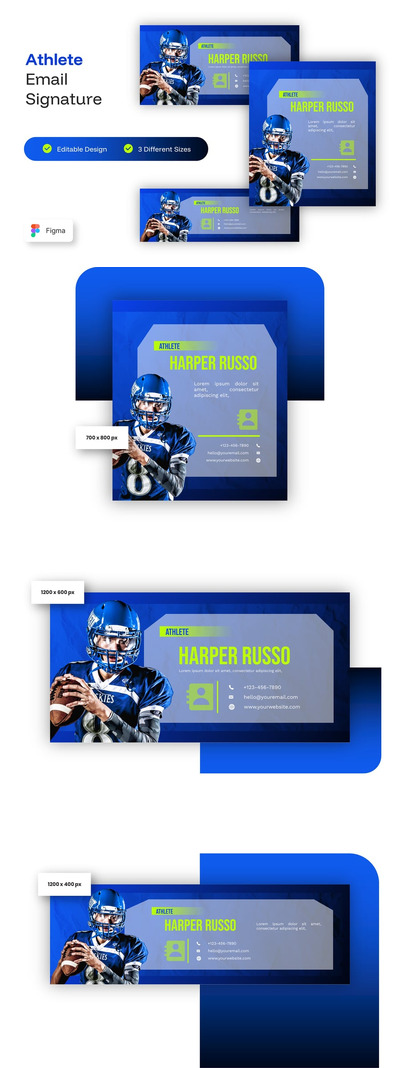 运动员电子邮件签名