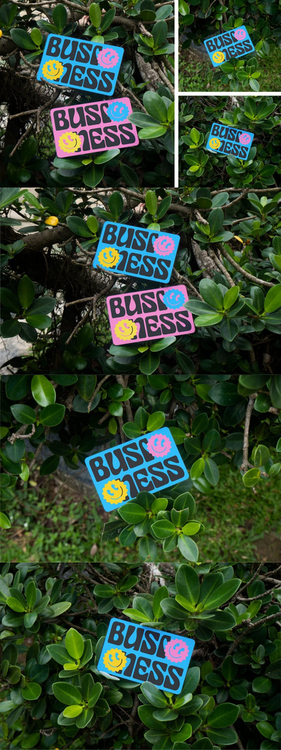 可定制的商务名片模型