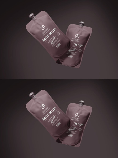 吸嘴袋包装模型套装