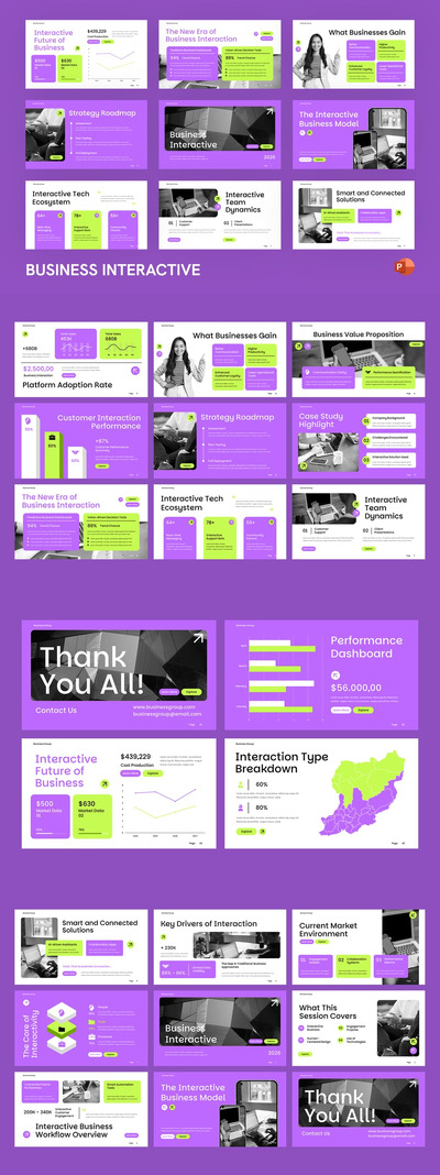 商业互动式 PowerPoint